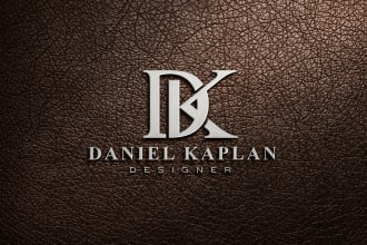design luxury monogram or initial letters logo