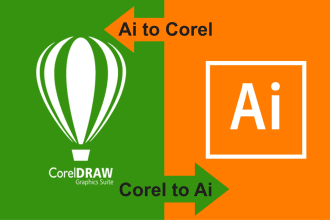 convert ai file to corel and wise versa