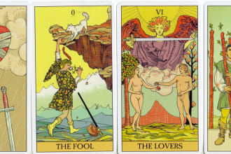offer special tarot readings with special tarot decks