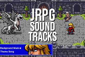 compose jrpg video game soundtracks and background music