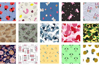 design and redesign seamless pattern design