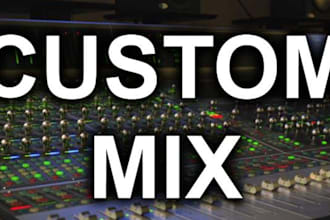 mix a set of tracks