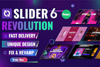 create or fix responsive wordpress revolution slider 1 hrs