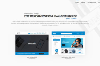 do porto wp theme and plugins installation and demo import