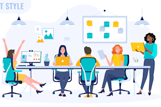create high quality isometric vector illustration