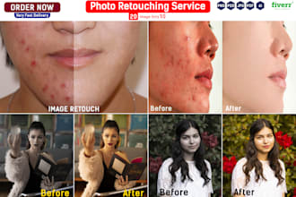 professionally retouching and editing your photo or image