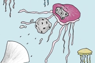 illustrate my whimsical interpretation of any sentence or phrase