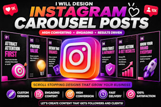 design high converting instagram carousel posts for business growth