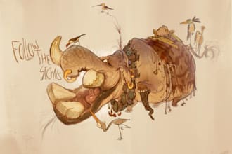 illustrate characters for you