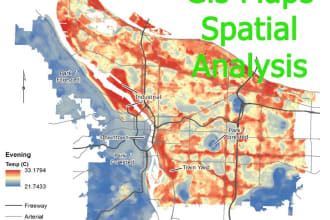 create gis map, vector map, do spatial analysis,acrmap
