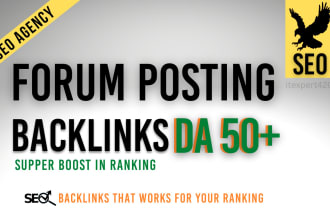 do forum posting backlinks for rank website seo