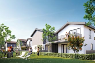 design and render 3d exterior, interior for house, building