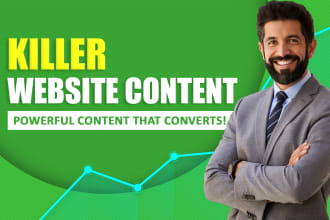 be your professional SEO website content writer