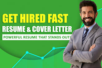 provide professional resume writing and cover letter services