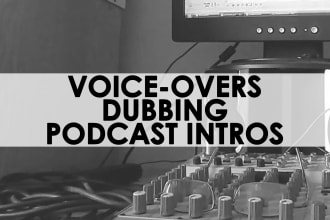 perform, edit, mix a voice over in en, bg, cz, fr