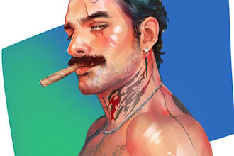 paint, draw or sketch a portrait of anything that you want