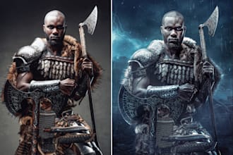 do professional photo manipulation, editing and compositing
