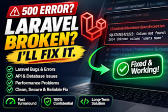 debug and fix your laravel PHP application
