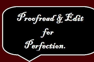 thoughtfully and professionally edit your writing