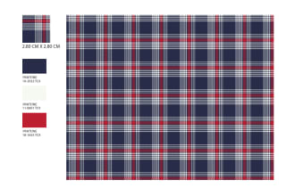 design any kind of textile plaid seamless pattern