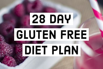 give you a 28 day gluten free diet plan with recipes