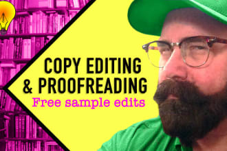 copy edit and proofread your book