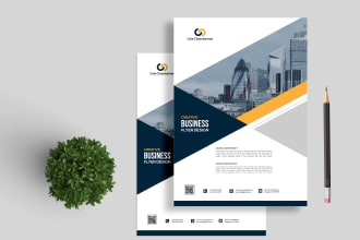 design a business flyer, brochure for your event or product