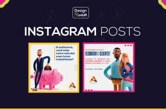 design business instagram infographics posts