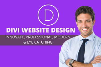 be your expert for divi website, wordpress divi theme or divi builder