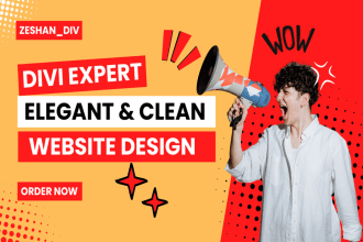 create responsive wordpress website using divi theme