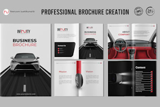 design professional brochure, booklet or catalog