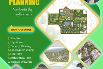 give you any urban planning solution,master plan,subdivision plan,zoning plan