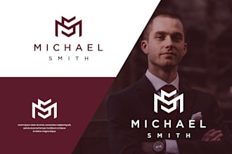 design monogram logo or initial letter for personal branding