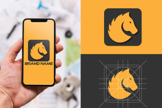 design creative app logo with unlimited revisions