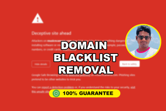 remove blacklist domain and warning  page from any website