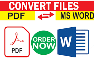 convert PDF to word, scanned to word, image to word,reformat