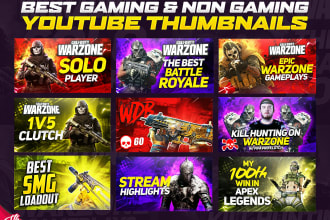 do best gaming youtube thumbnails