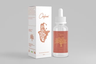 do your professional cosmetic label design packaging