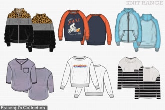 design street wear fashion cad