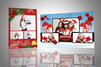 design an awesome photo booth template