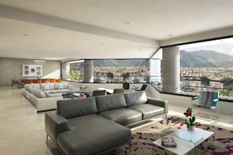 create a photorealistic render of architectural spaces