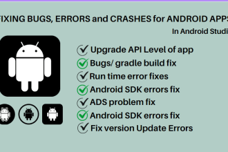 fix any bug or error in android application kotlin and java
