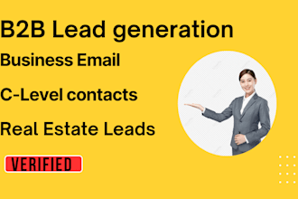 do web research and find business emails, contact info