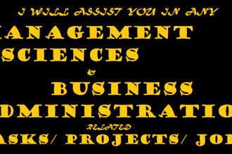 do management, business, and administration projects