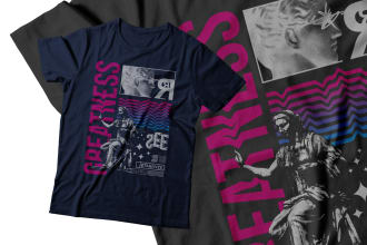 create graphic illustration for t shirt or hoodie designs