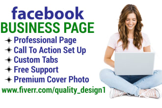 create and set up facebook business page