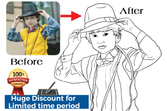 convert any photo into coloring book page