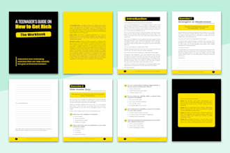 design PDF lead magnet, workbook, ebook, checklist, and worksheet