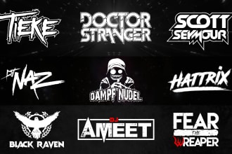 design logo for dj,music artist,studio or any company