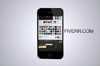 create an iPHONE intro to promote app or business